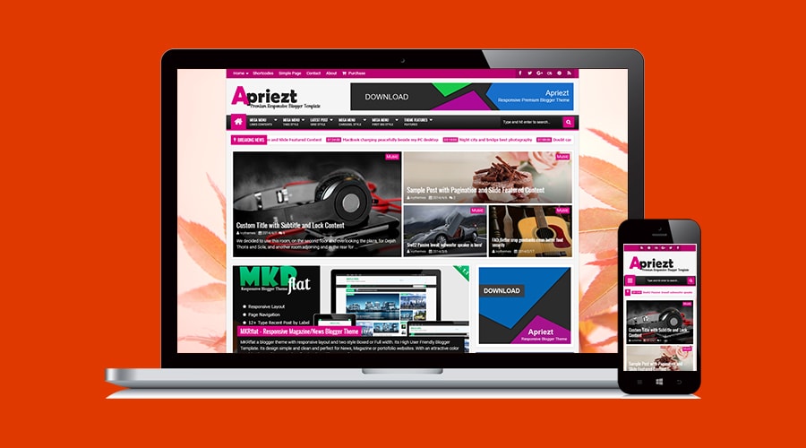 Template Apriezt Trần Bá Đạt Blog