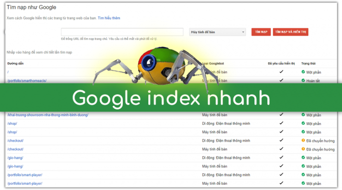 Cách index bài viết nhanh trong bão Google index chậm Cách index bài viết nhanh trong bão Google index chậm